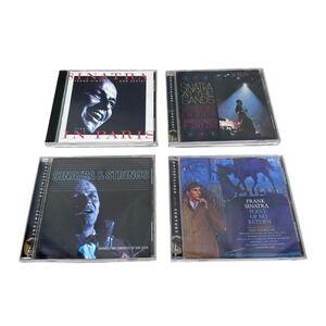 Frank Sinatra 4 CD Lot Live in Paris At The Sands & Strings Point of No Return